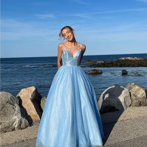 Light Blue prom dress